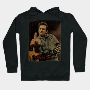 80s Classic Johnny Cash Hoodie